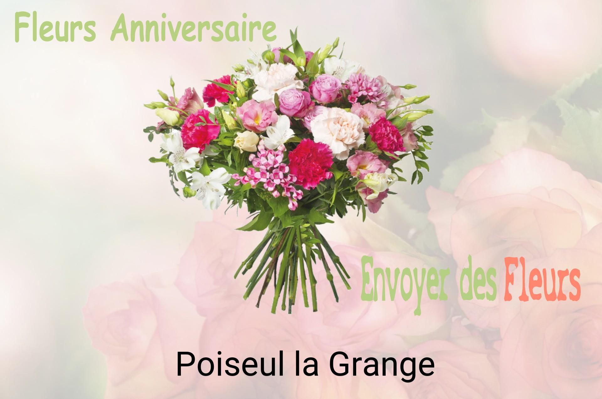 Bouquet de fleurs d’anniversaire livré à Poiseul-la-Grange