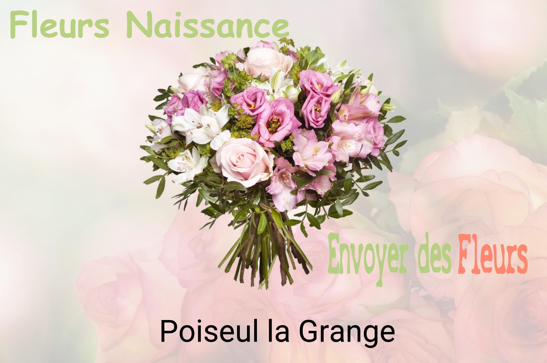 Bouquet de fleurs de naissance livré à Poiseul-la-Grange