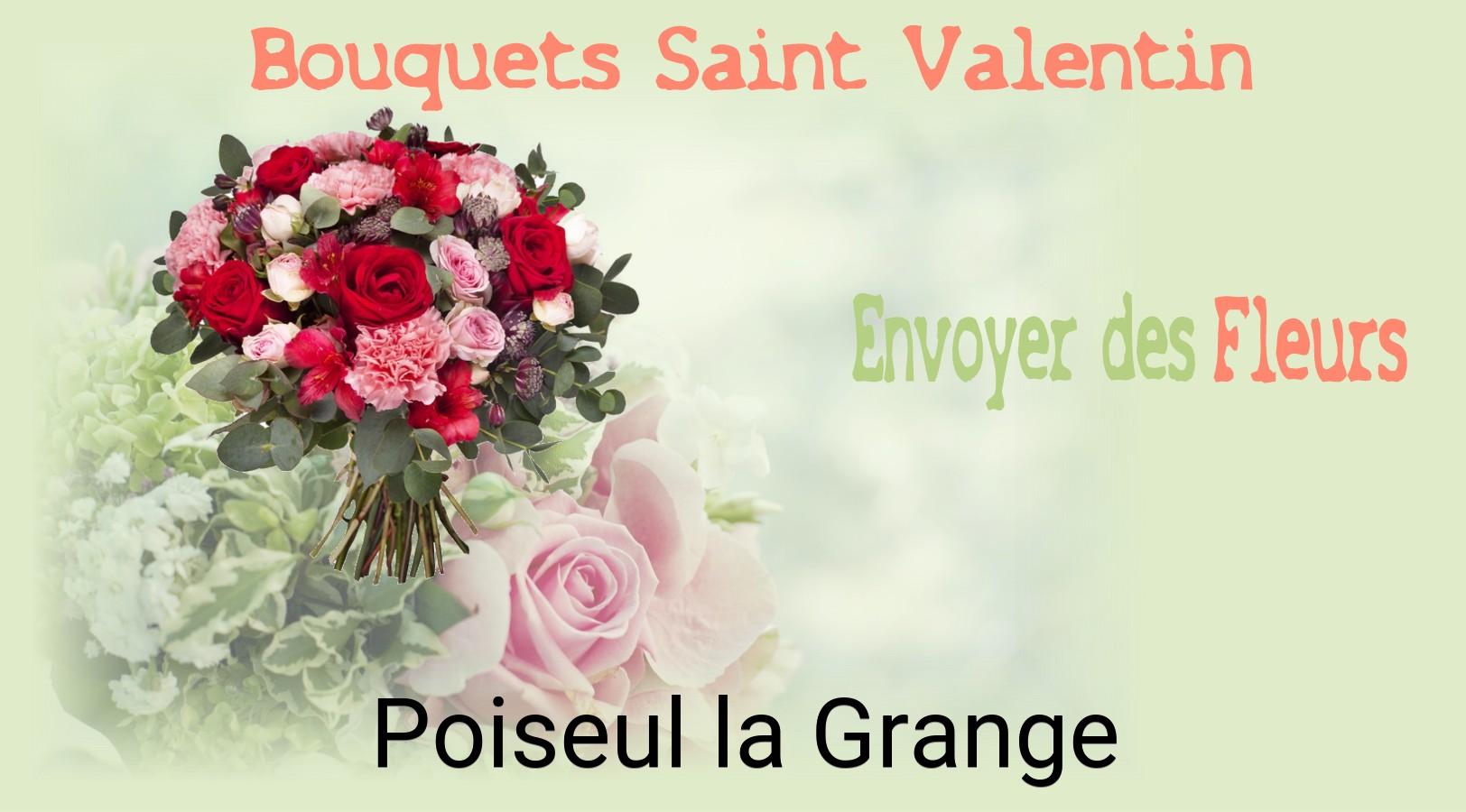 Roses de Saint-Valentin livrées à Poiseul-la-Grange